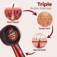 VivaBrush™ Red Light Therapy Scalp Massage Brush