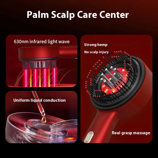VivaBrush™ Red Light Therapy Scalp Massage Brush